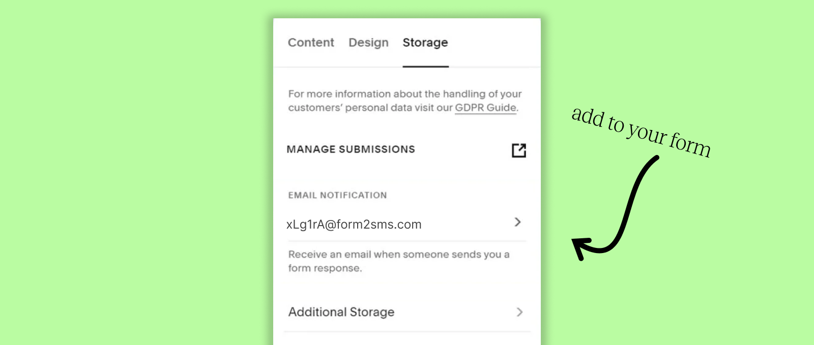Recipient selection preview